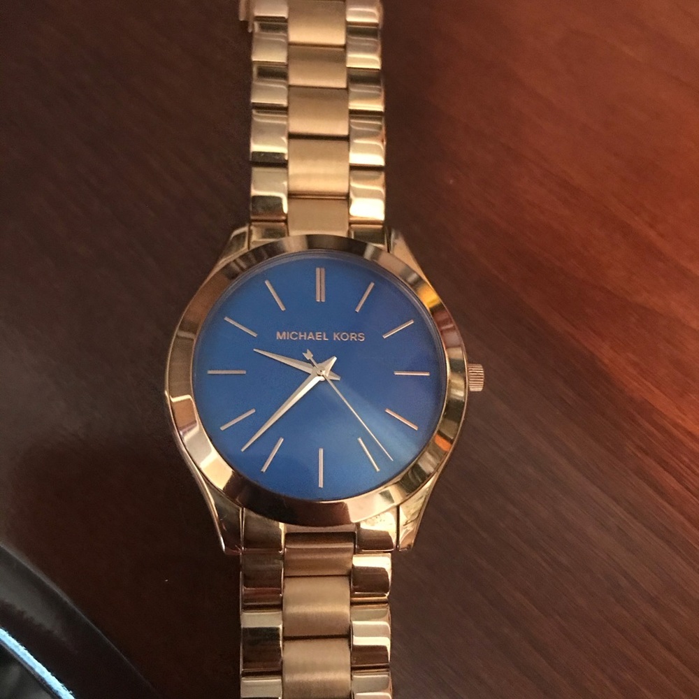 Rose Gold MK Watch